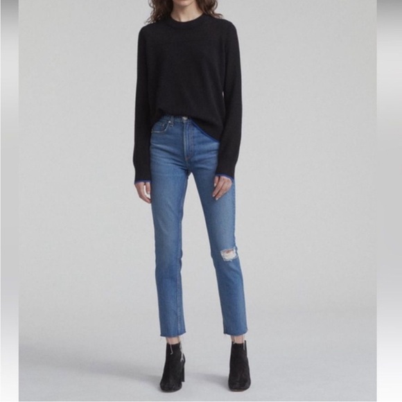 Rag & Bone Pamela Cropped High Rise Skinny Jeans. Size 25. - Picture 1 of 11